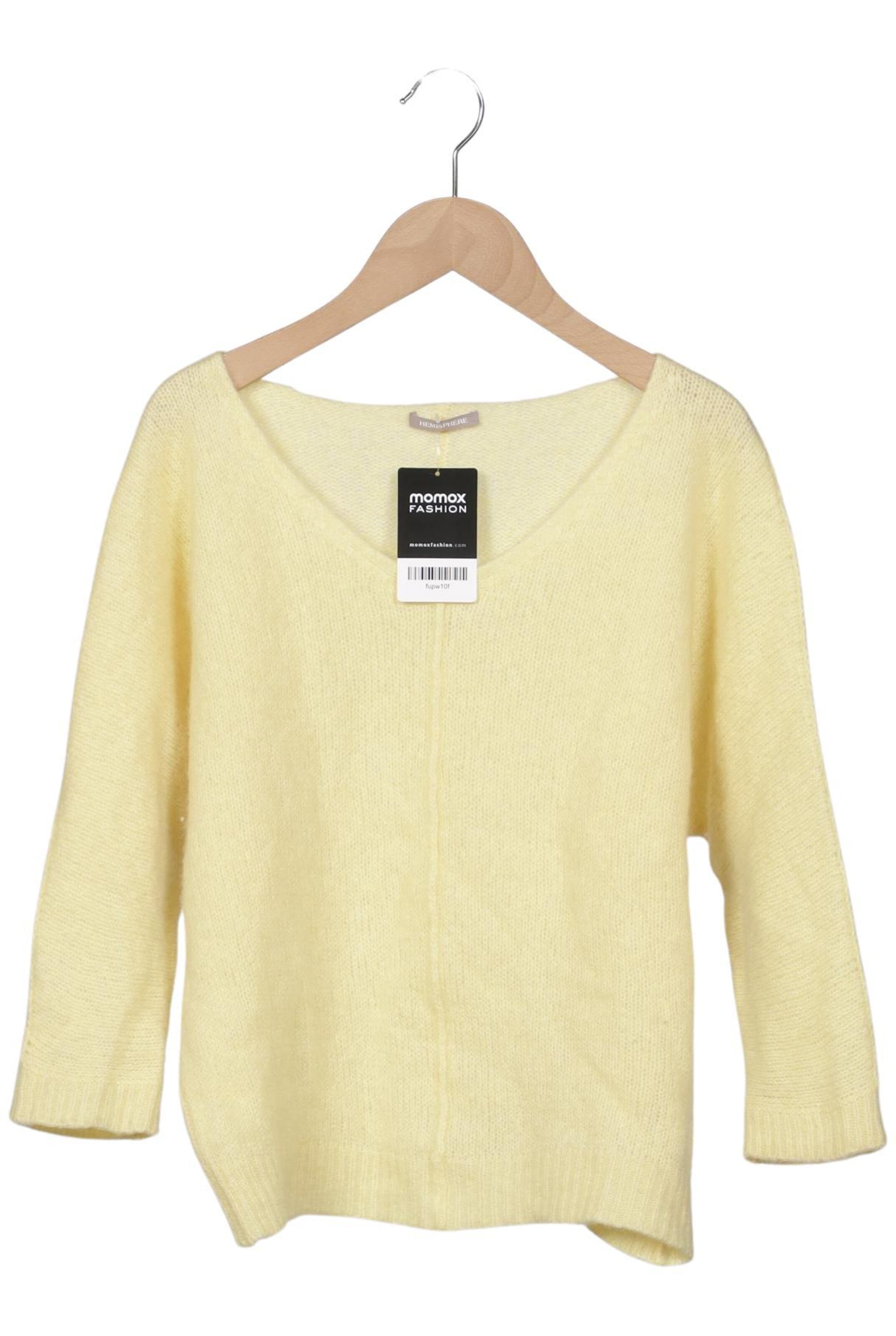 Hemisphere Sweater & Cardigan in XXS in Yellow: front