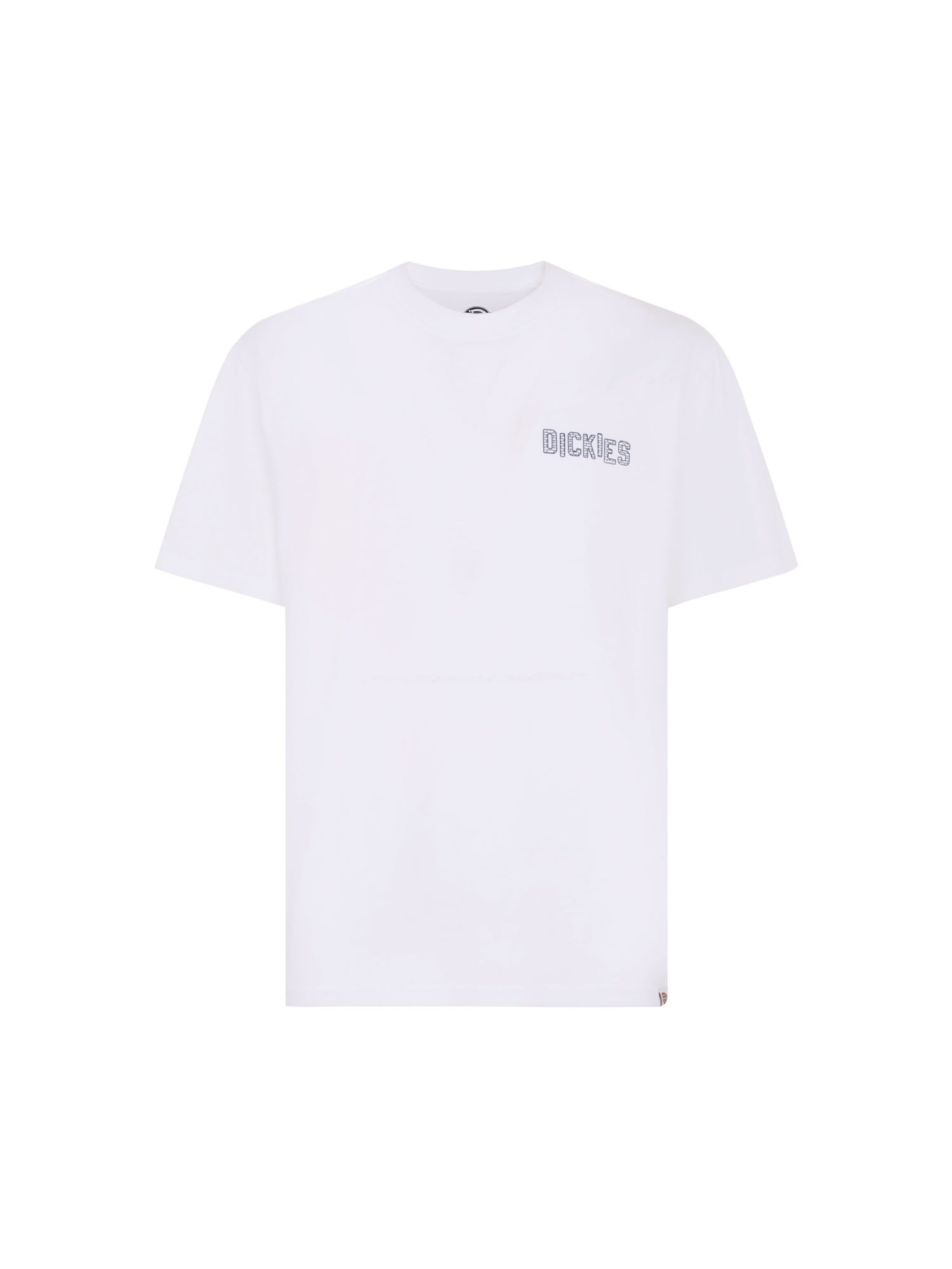 DICKIES Tričko 'BRICKLANE' - Biela: predná strana