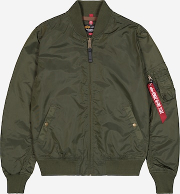 ALPHA INDUSTRIES Демисезонная куртка 'MA-1 TT' в Зеленый: спереди