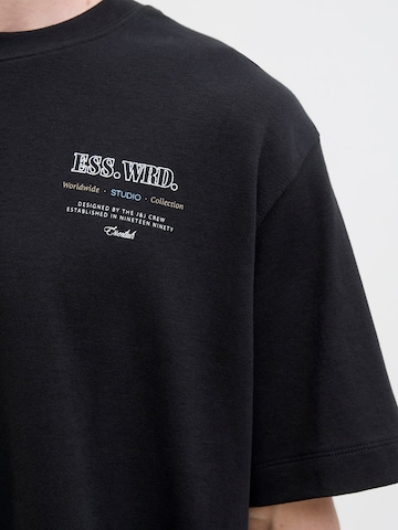 JACK & JONES Shirt 'JJEURBAN EDGE STUDIO' in Black