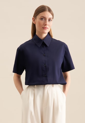 SEIDENSTICKER Blouse 'Schwarze Rose' in Blue