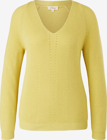 s.Oliver Pullover i gul: forside