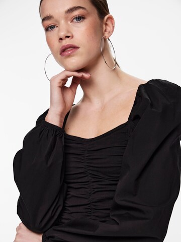 Camicia da donna 'Malysia' di PIECES in nero