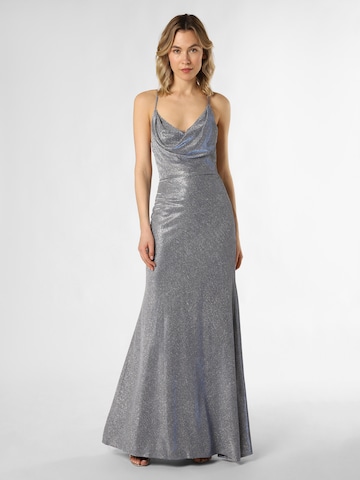 Unique Evening Dress in Grey: front