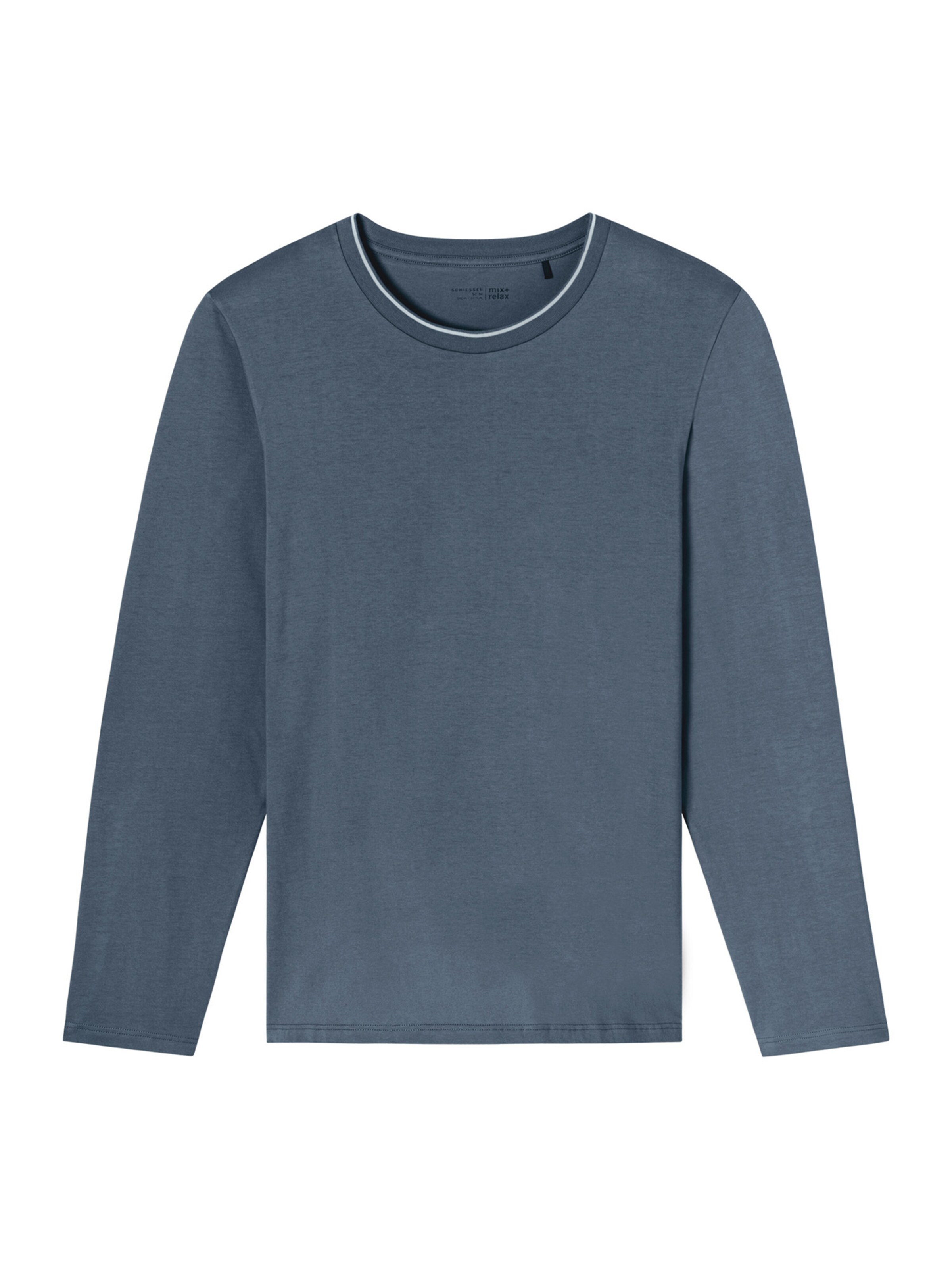 SCHIESSER Pyjama lang 'Mix & Relax' in Blauw: voorkant