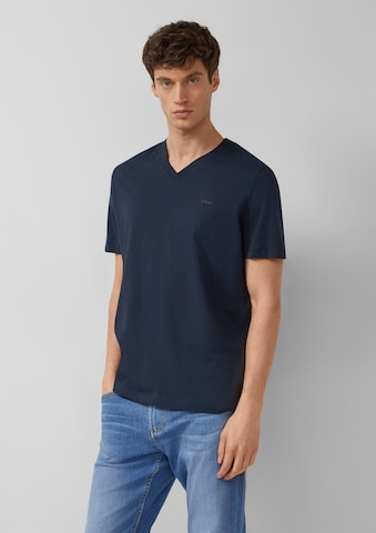T-Shirt s.Oliver en bleu : devant