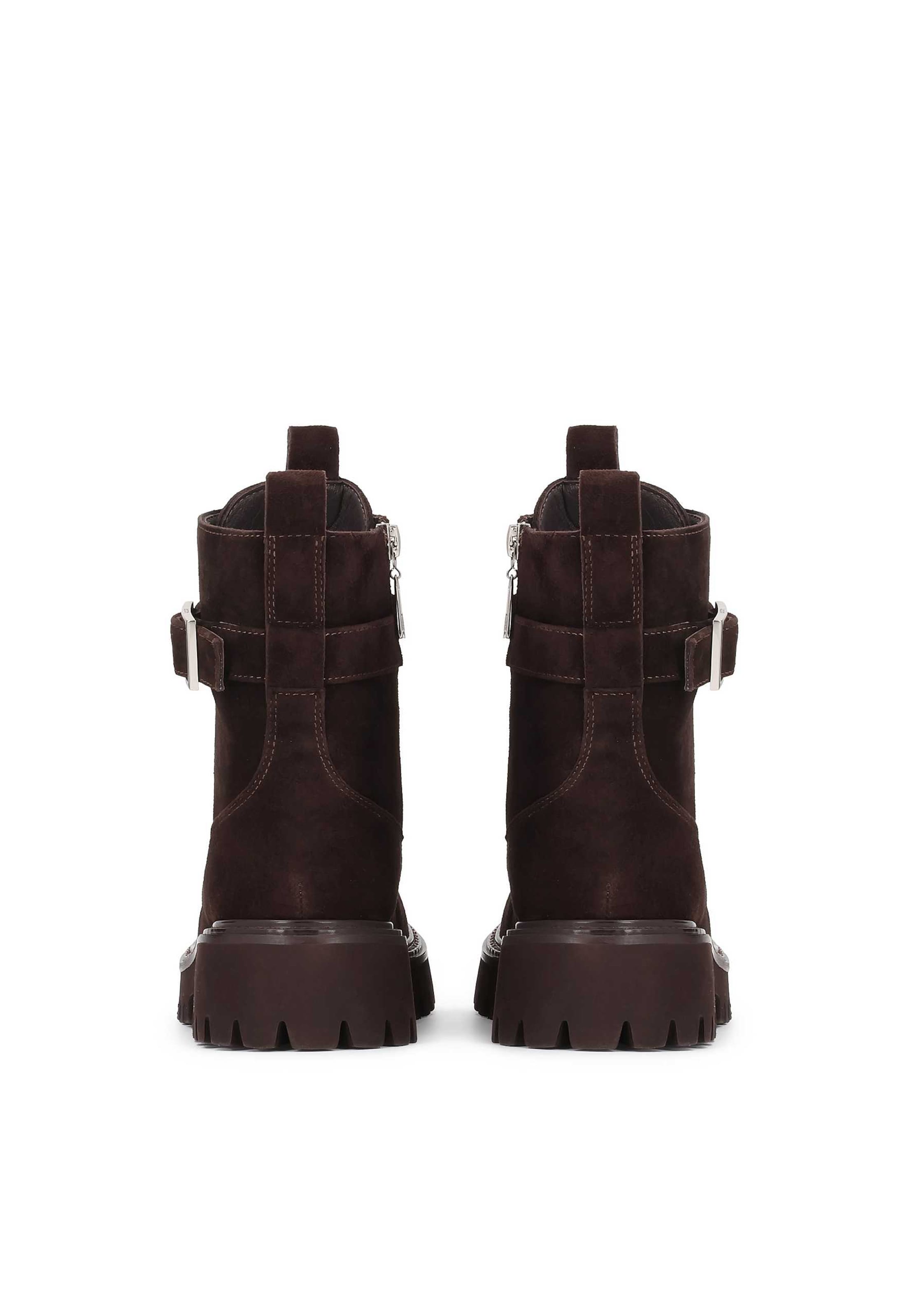 Kazar Botki sznurowane w kolorze brązowy