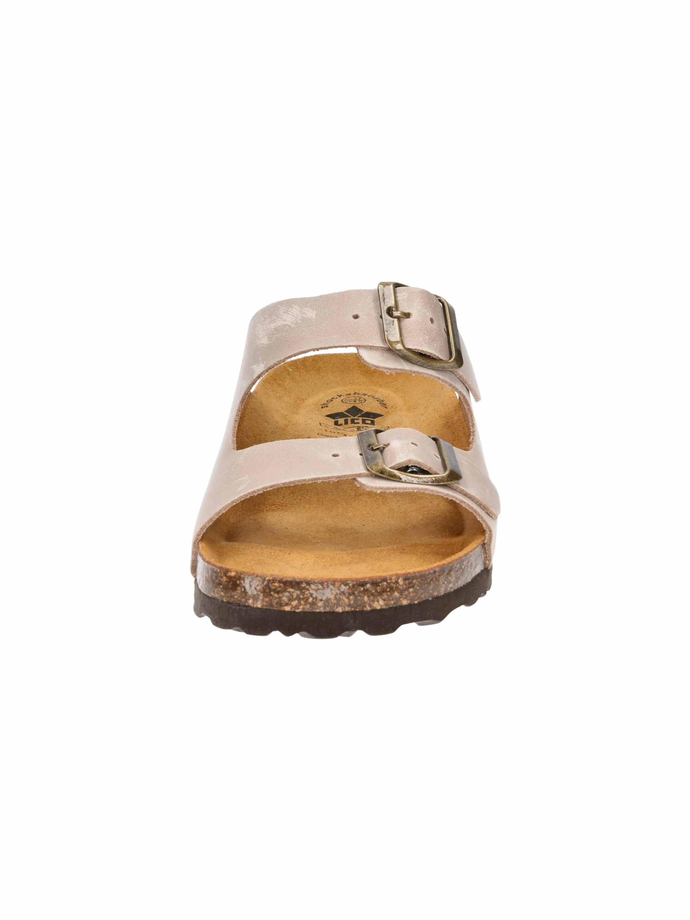 LICO Pantolette 'Alvaro' in Braun