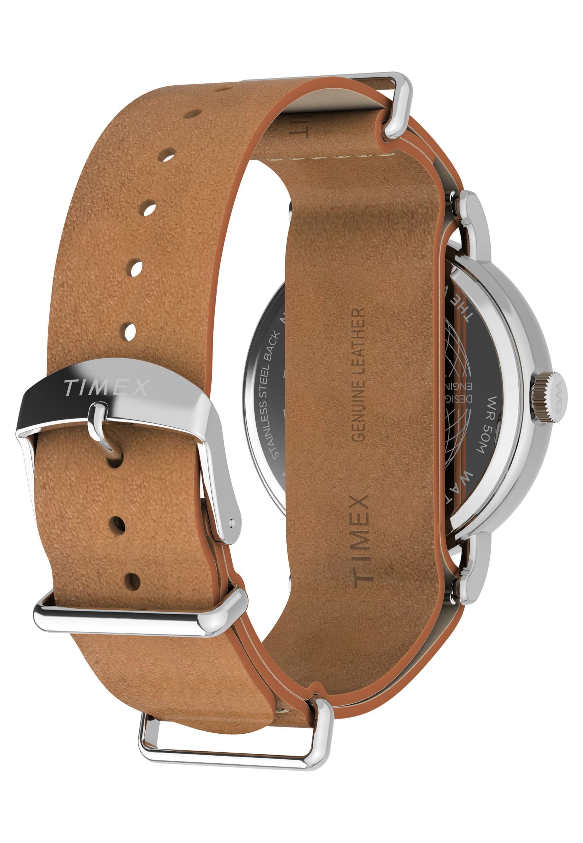 TIMEX Quartz Analog Watch ' Weekender ' in Braun