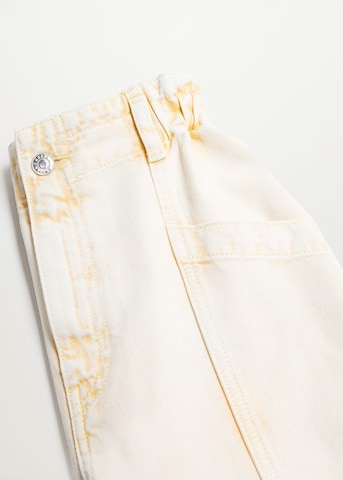 MANGO Loose fit Jeans 'Angela' in Yellow