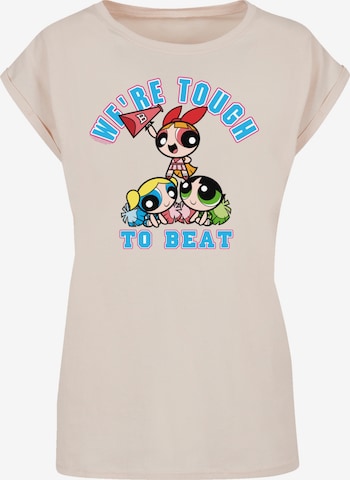 T-shirt 'Powerpuff Girls Tough To Beat' F4NT4STIC en beige : devant