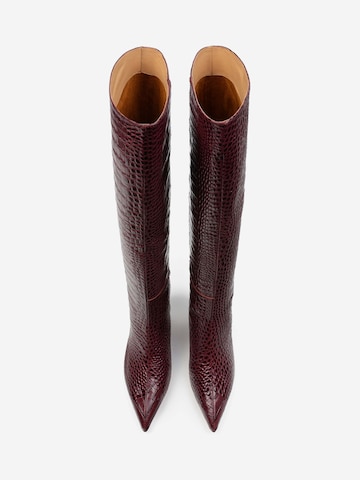 Boots 'SOMEBODY TOLD ME' L37 HANDMADE SHOES en rouge