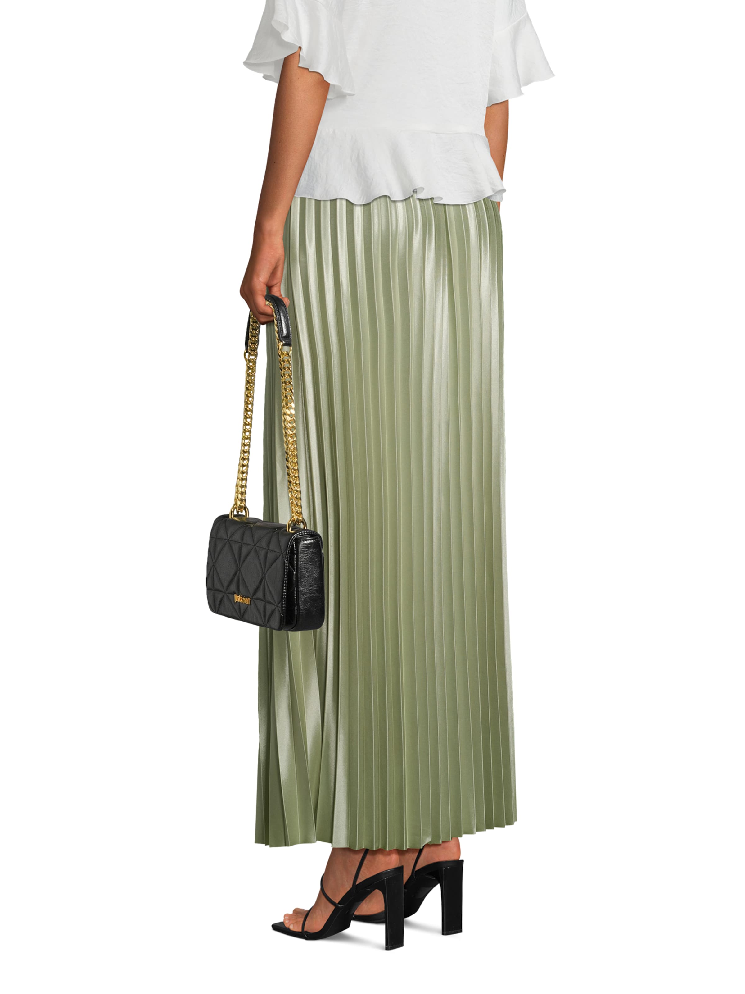 Just Cavalli Дамска чанта в черно: отпред