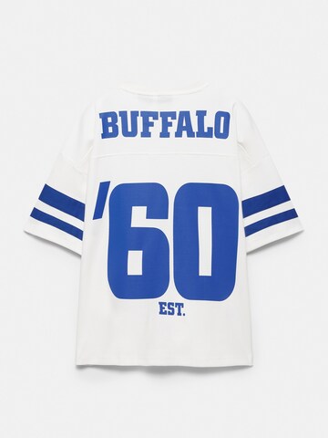 Pull&BearMajica 'NFL BILLS' - bijela boja