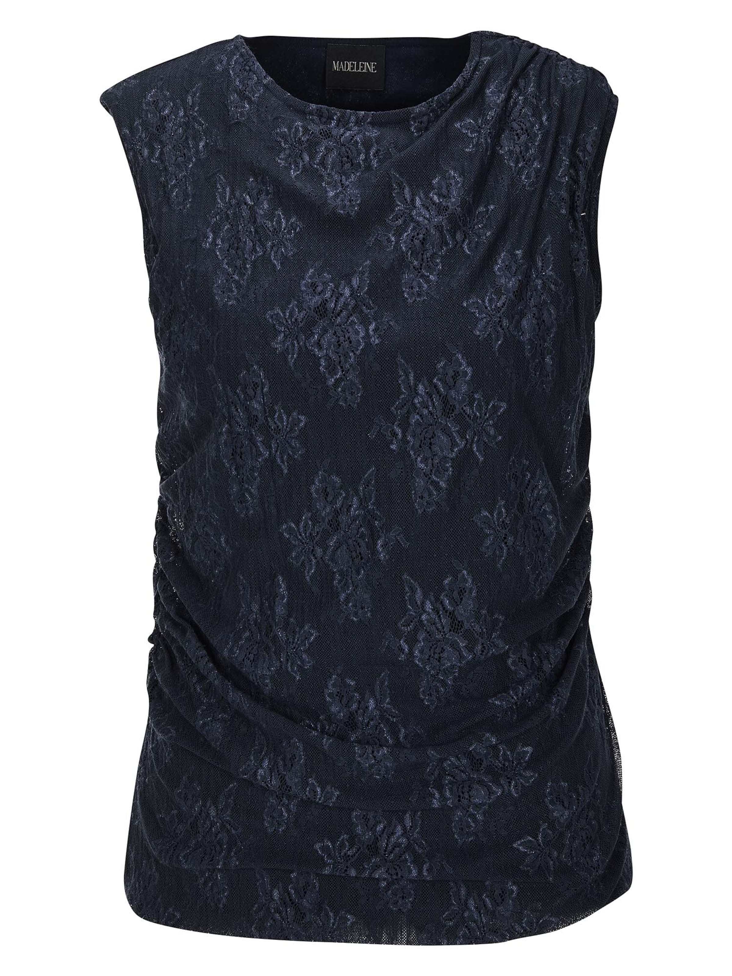 Haut MADELEINE en bleu : devant