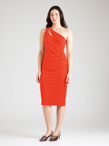 Robe de cocktail 'ZIAZAN' Lauren Ralph Lauren en orange : devant