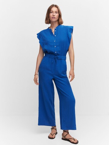 Tuta jumpsuit 'Bambula' di MANGO in blu