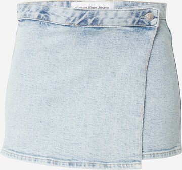 Calvin Klein Jeans Regular Hosenrock in Blau: predná strana