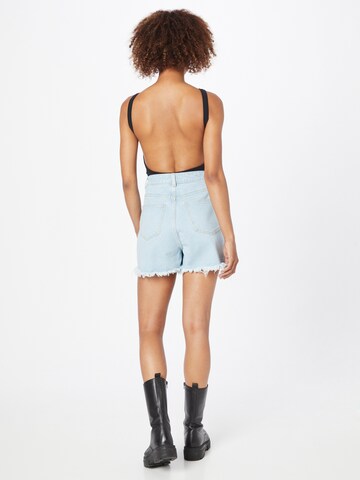 ABOUT YOU Limited Regular Shorts 'Inola' by Janine Jahnke in Blau