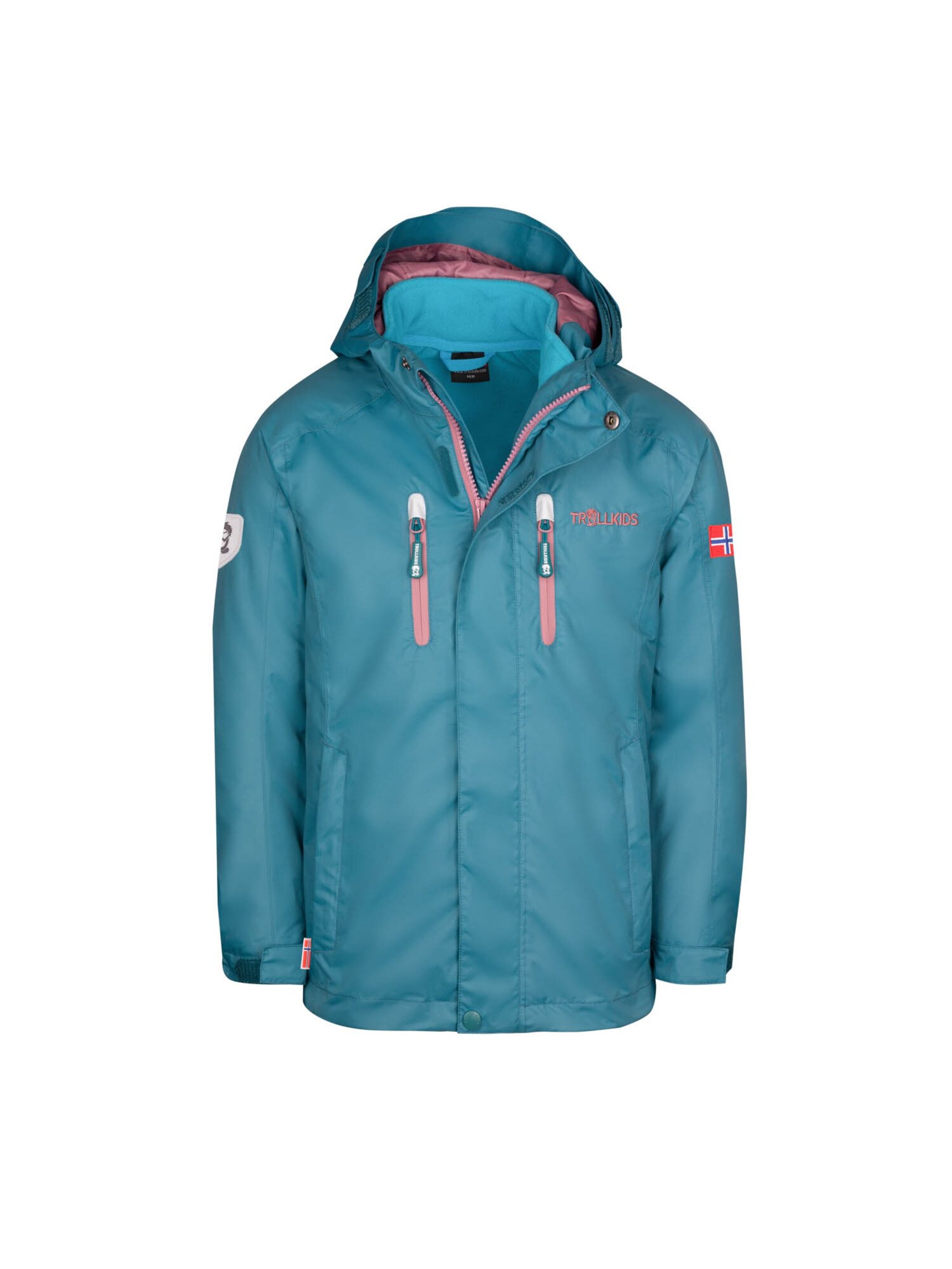 TROLLKIDS Outdoor jacket in Blue: front