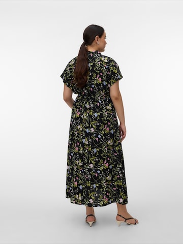 Vero Moda Curve Blousejurk 'VMCEASY JOY' in Zwart