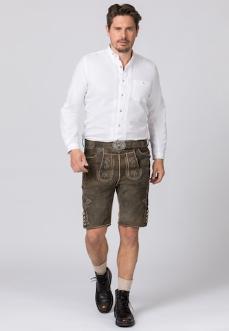 STOCKERPOINT Regular Trachtenhose 'OLIVER' in Braun