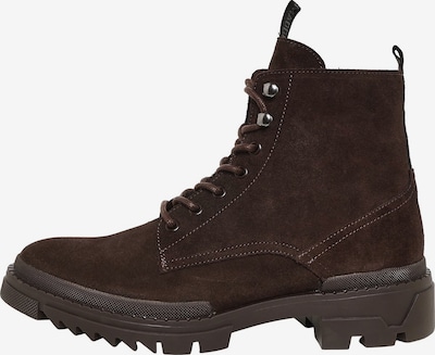 40 dydžio Auliniai batai su raišteliais 'Qaiza' iš STEVE MADDEN, spalva – šokolado spalva, Prekių apžvalga