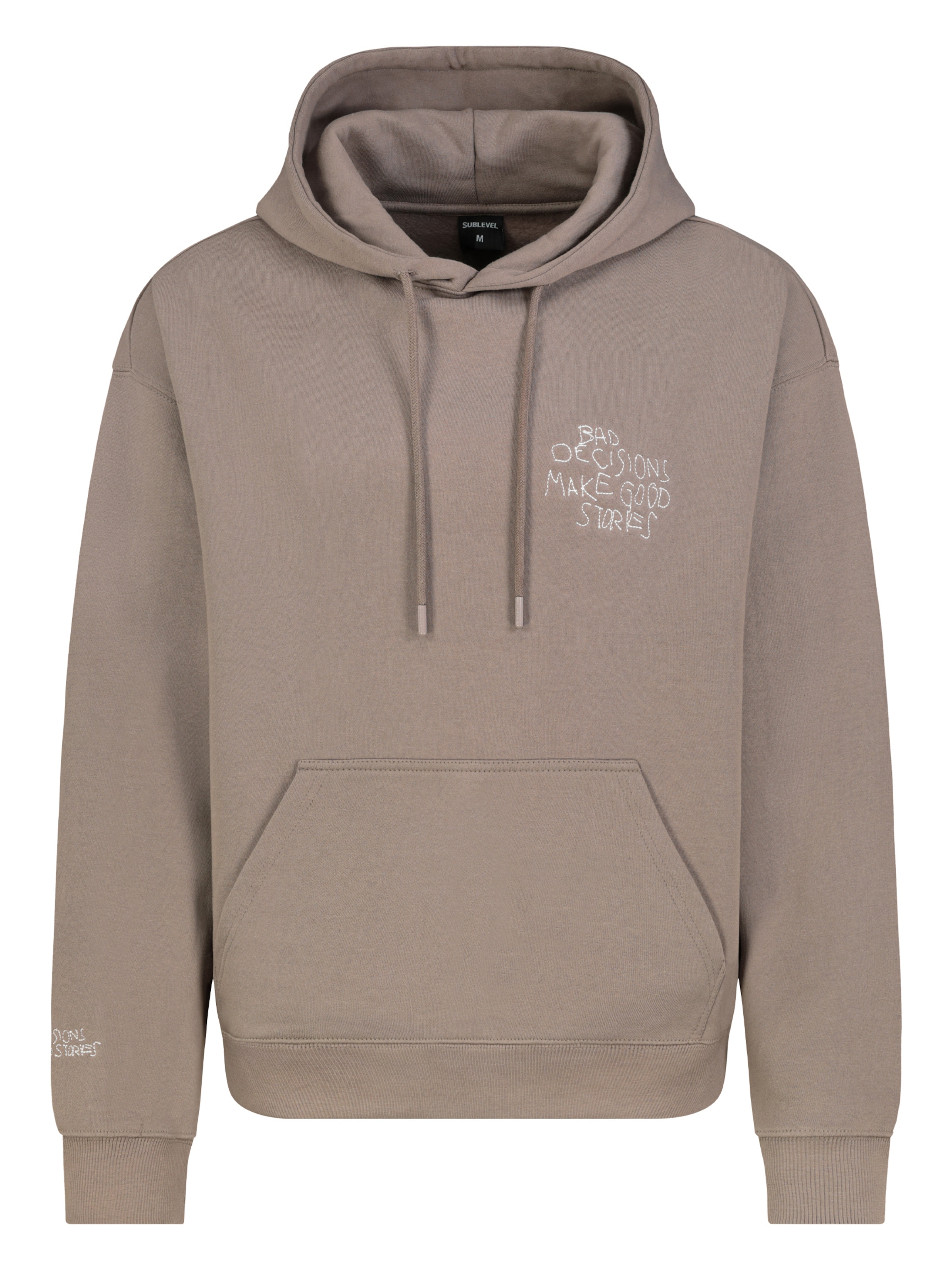 Sublevel Sweatshirt in Braun: Vorderseite