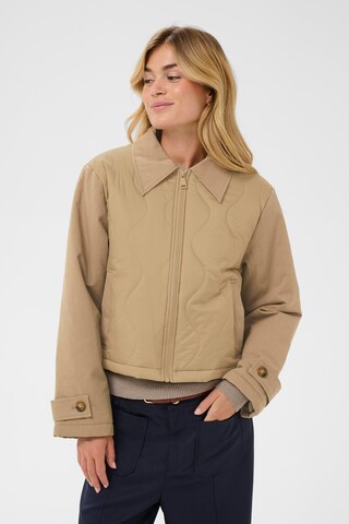 SAINT TROPEZ Between-Season Jacket 'Outerwear' in Beige: front