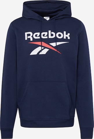 Reebok Športová mikina 'Identity' - Modrá: predná strana