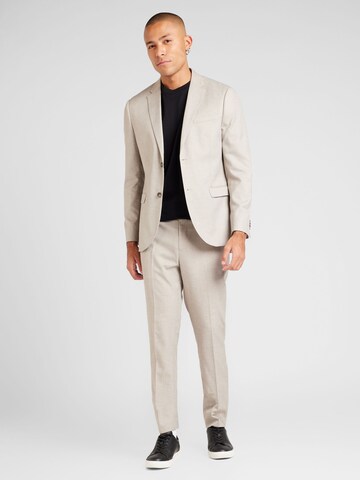 Coupe slim Pantalon chino TOPMAN en beige
