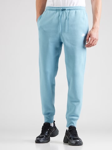 Nike Sportswear Конический (Tapered) Штаны 'CLUB' в Синий: спереди