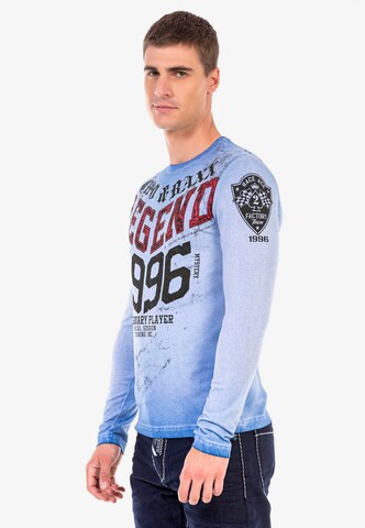 CIPO & BAXX Shirt in Blue: front
