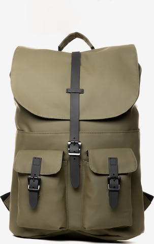 SPIRAL Backpack in Green: front