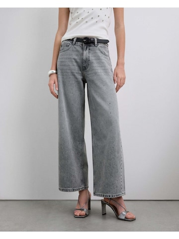 Scalpers Свободный крой Джинсы 'Jewell' в Серый