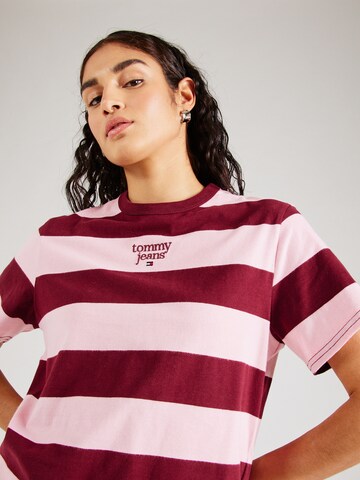 Tommy Jeans T-Shirt 'ESS' in Lila