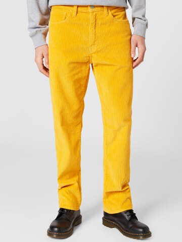 Effilé Pantalon 'XSimpsons Stayloose Cord' LEVI'S ® en jaune : devant