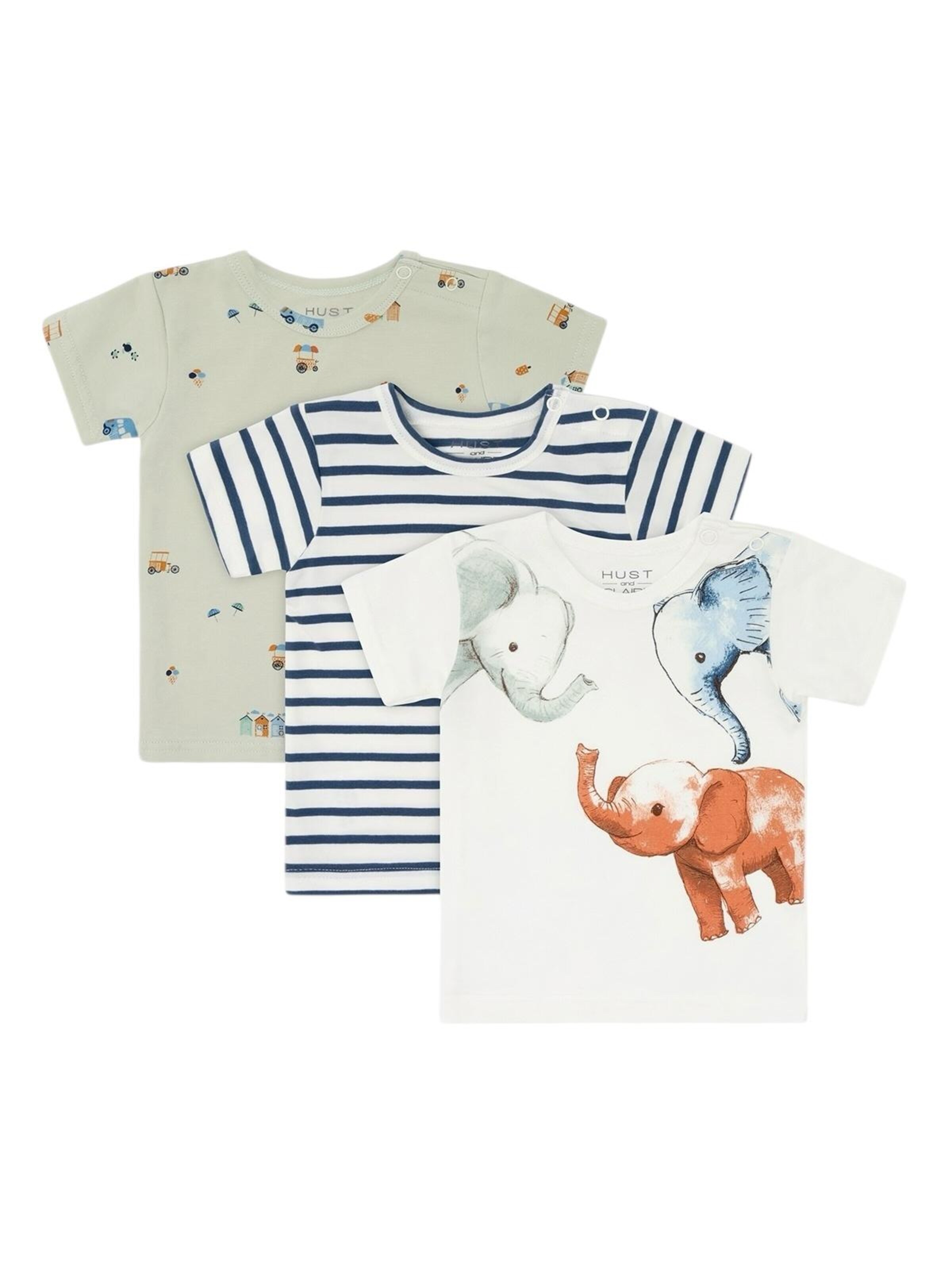 Hust & Claire Shirt 'Hust & Claire Albert 3-Pack Holliday'‌ in Mischfarben: Vorderseite