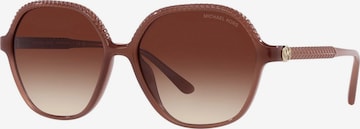 Lunettes de soleil Michael Kors en marron : devant