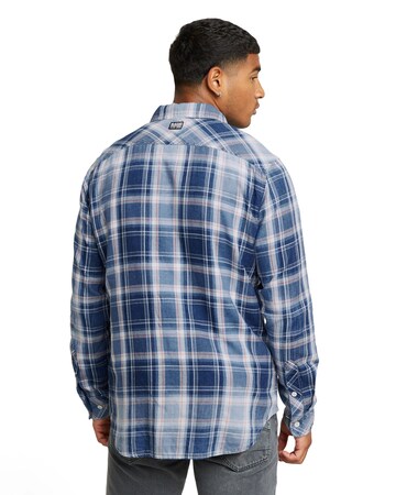 G-STAR Slim Fit Hemd 'Marine' in Blau