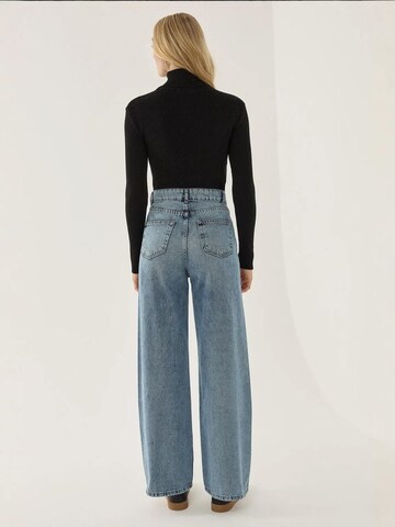 Wide Leg Jean Hiccup en bleu