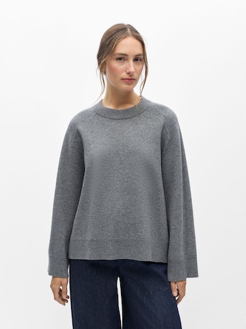 Pullover 'OBJItone' di OBJECT in grigio: frontale