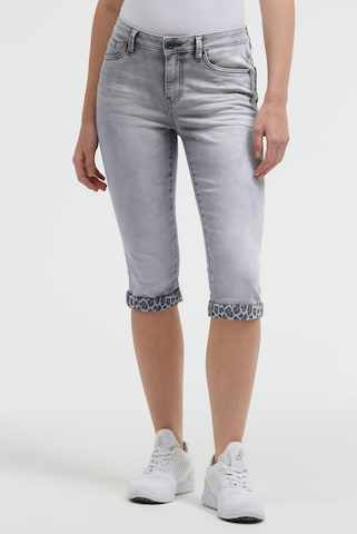 Soccx Regular Jeans in Grey: front