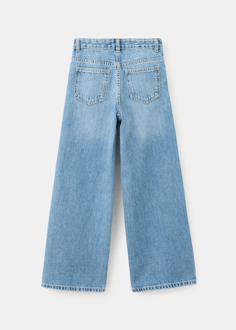 Wide Leg Jean MANGO KIDS en bleu