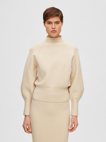 SELECTED FEMME Pullover 'Merle Fyria' in Beige: predná strana