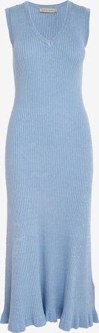 DESIRES Úpletové šaty 'Aneli' – modrá: přední strana