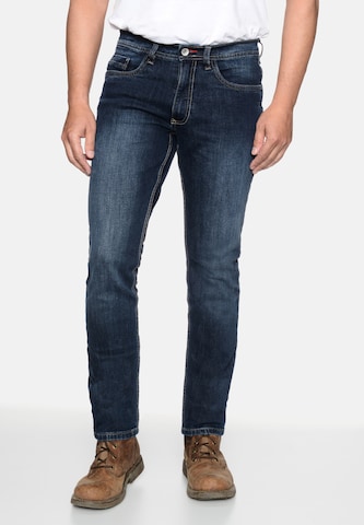 Regular Jean 'Portland' Hero en bleu : devant