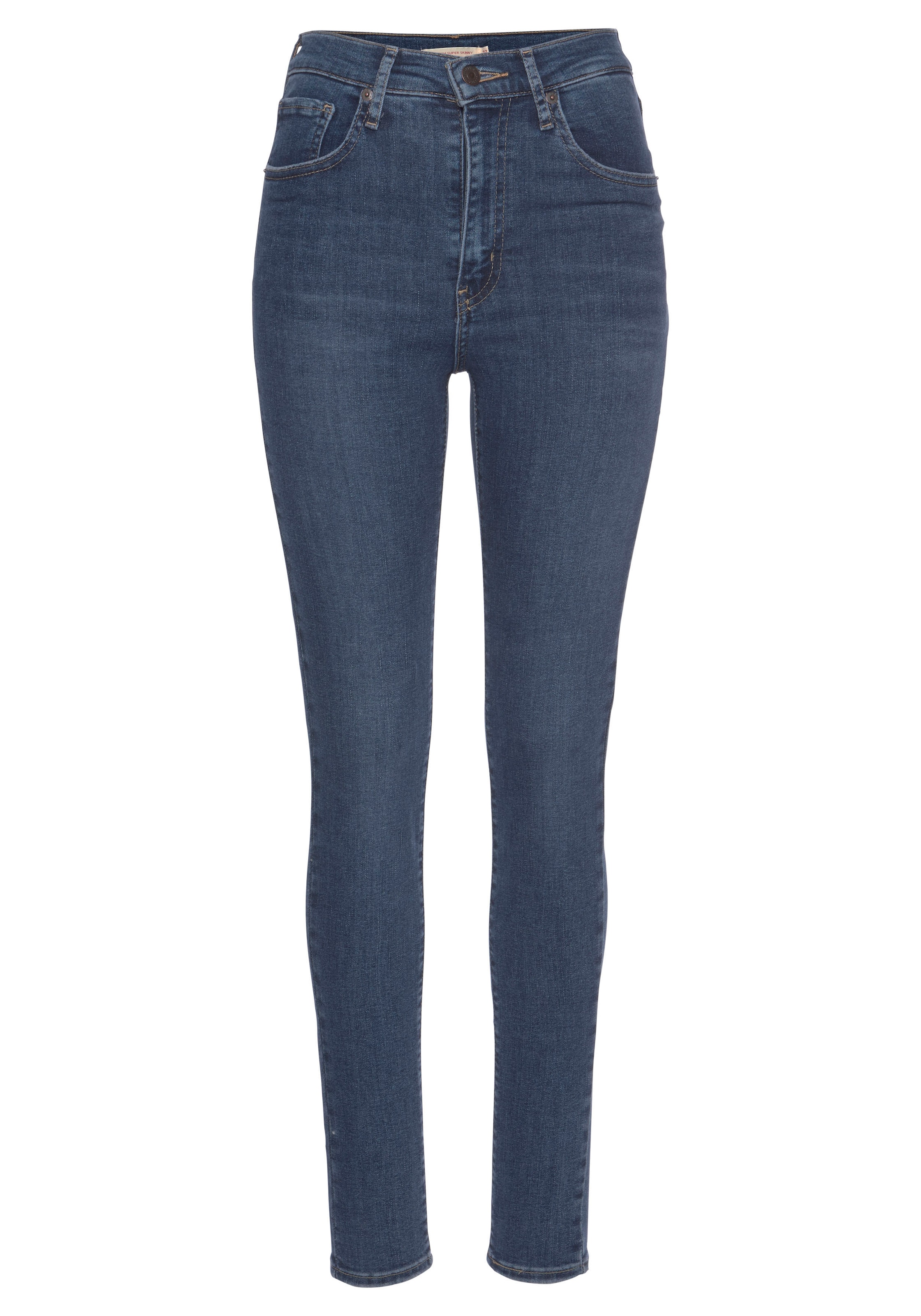 Frauen Jeans LEVI'S Jeans 'MILE HIGH Super Skinny' in Blau - RS26311