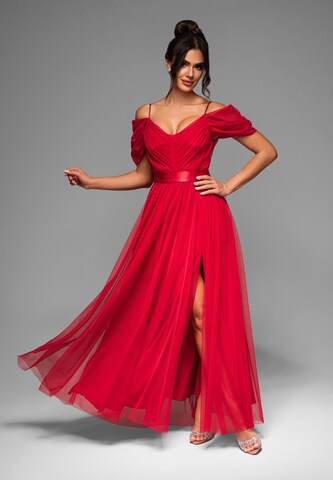 Robe de soirée 'Laila' Ombre en rouge