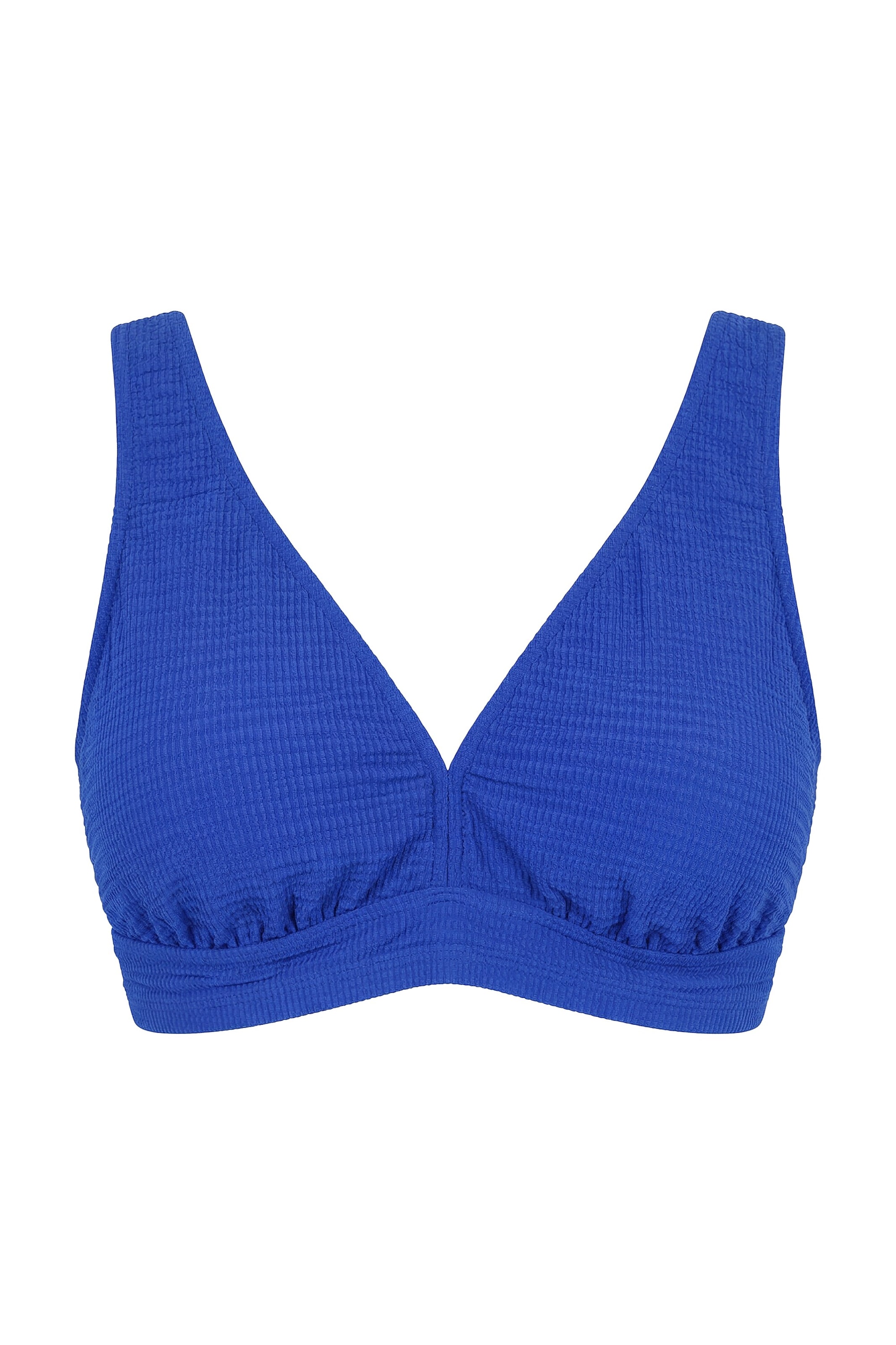 Studio Untold Bandeau BH in Blau: Vorderseite